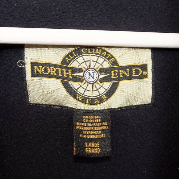 North End All Climate Navy Fleece Lined Jacket - Picture 7 of 7